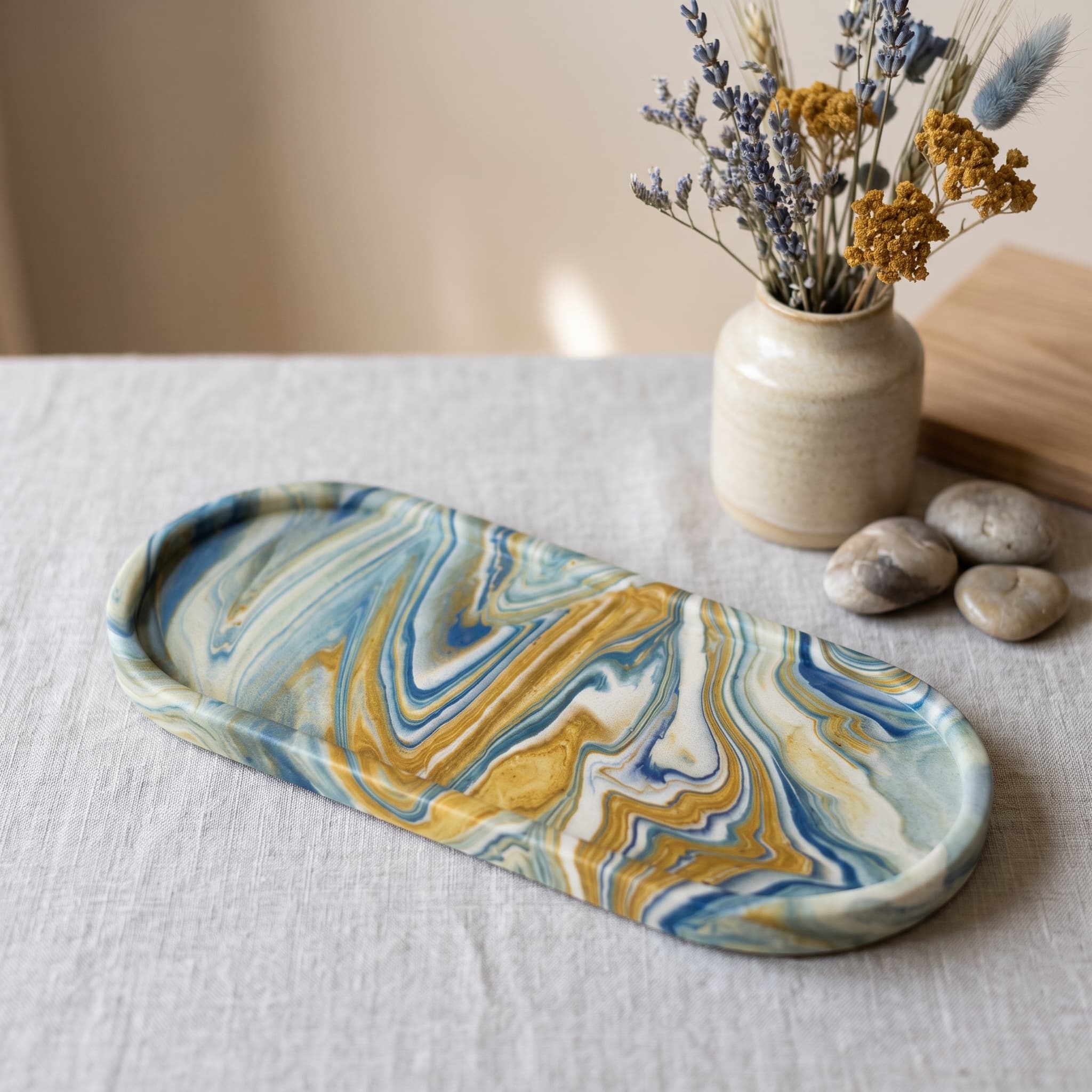 Oblong Accent Tray I