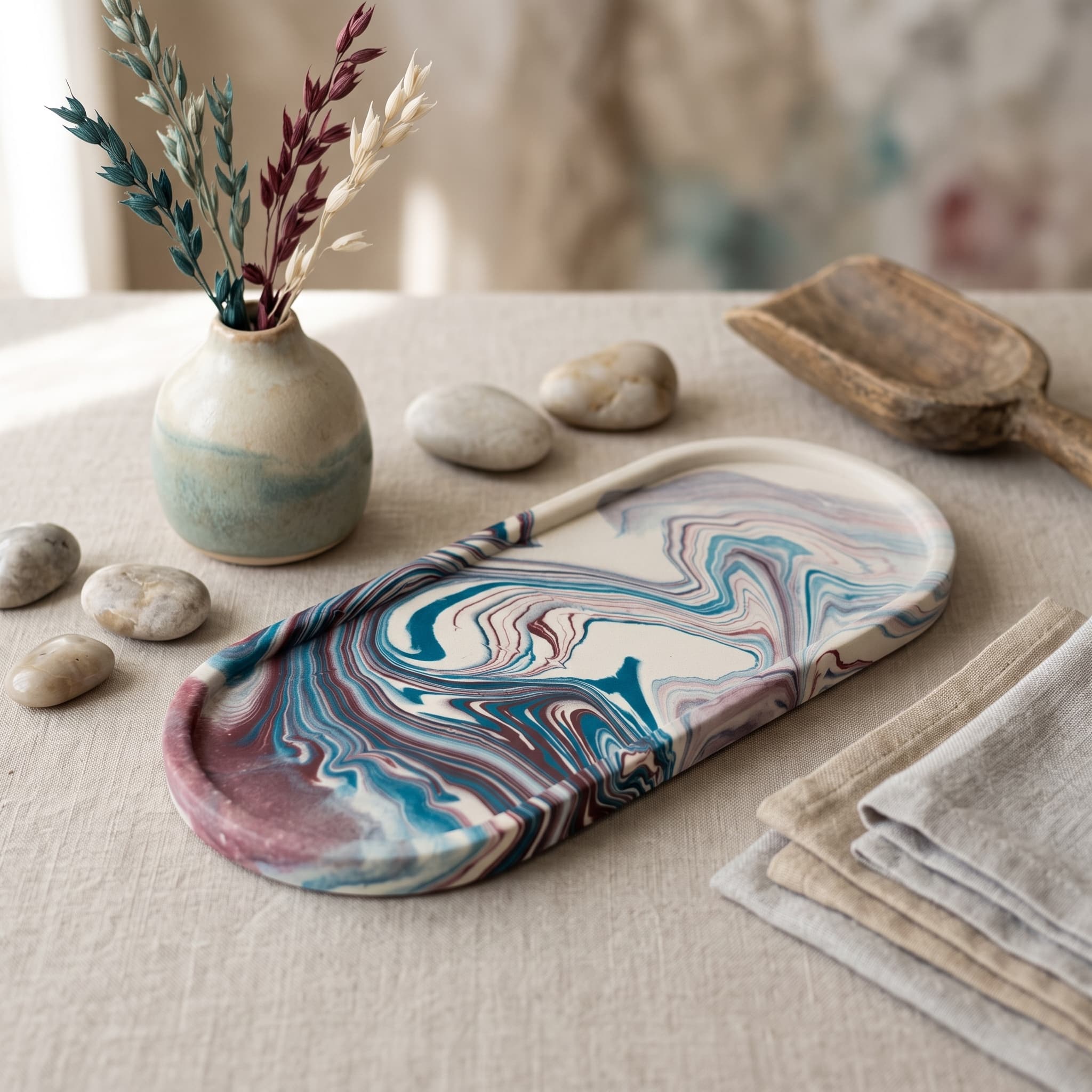 Oblong Accent Tray VIII
